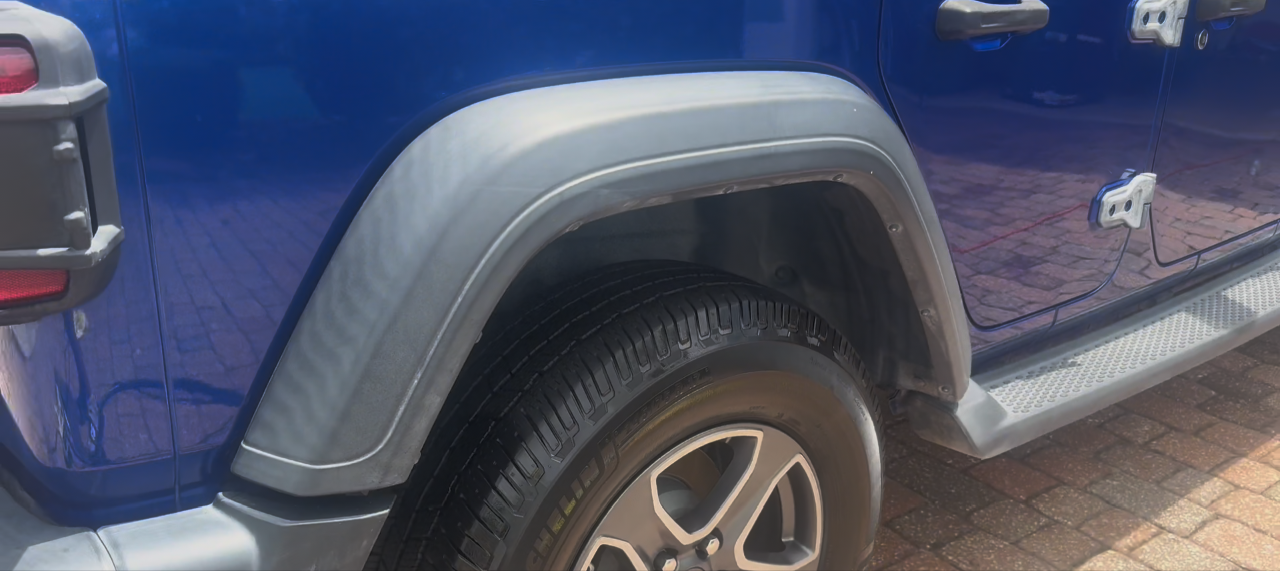Jeep wheel clean