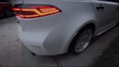 Toyota taillight detail